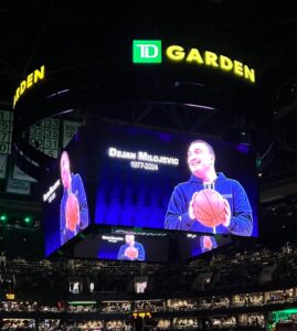 PHOTO TD Garden Tribute To Dejan Milojevic