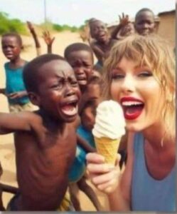 PHOTO Taylor Swift Being A White Supremacist Meme