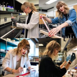 PHOTO Taylor Swift Working On A Cure For Cancer In The Lab Meme