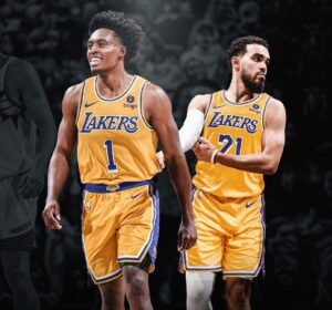 PHOTO Tyus Jones In A Lakers Jersey