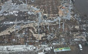 PHOTO Aerial View Of Grand Blanc Michigan Tornado Damage Will Make You Shiver