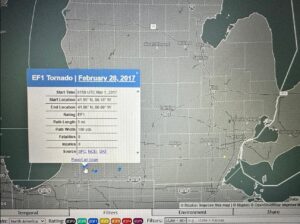 PHOTO Both Tornadoes In Michigan Went The Farthest North Ever During The Month Of February