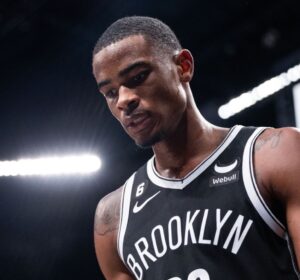 PHOTO Dejounte Murray In A Brooklyn Nets Uniform