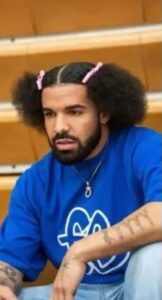 PHOTO Drake If He Had Girls Hair Tied Up Like Barbie Meme