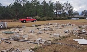 PHOTO Horrible Tornado Damage On Ezell Road In Valdosta Georgia