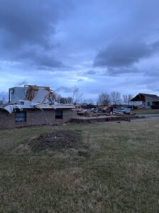 PHOTO House Destroyed In Springfield Ohio From Tornado