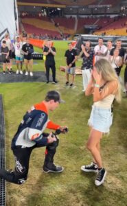 PHOTO Jayo Archer's Girlfriend Getting Proposed To And Losing Her Mind