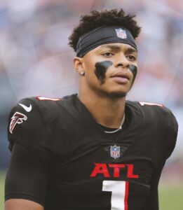 PHOTO Justin Fields In An Atlanta Falcons Uniform