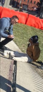 PHOTO Of Dude Police Detained And Cuffed And Were Talking To After Kansas City Mass Shooting