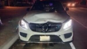 PHOTO Rebecca Grossman's Mercedes Benz Coupe Was Badly Dented From Accident That Put Her Behind Bars