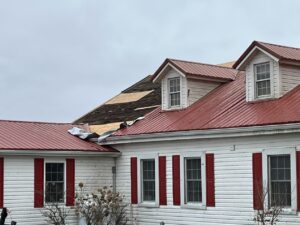PHOTO Roof Ripped Off Old Mansion In South Vienna Ohio From Tornado