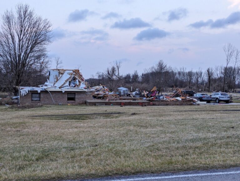 PHOTO Tornado Damage On Mitchell Road In Springfield Ohio