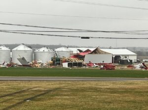 PHOTO Tornado Debris In South Vienna Ohio Scattered All Over Fields In The Area