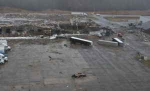 PHOTO Tornado In Grand Blanc Michigan Toppled Over Semis Like Nothing