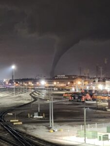 PHOTO Tornado Really Did Touch Down In Gary Indiana