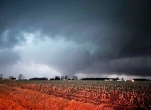 PHOTO 4 Different Angles Of Indian Lake Ohio Tornado From Around Town.