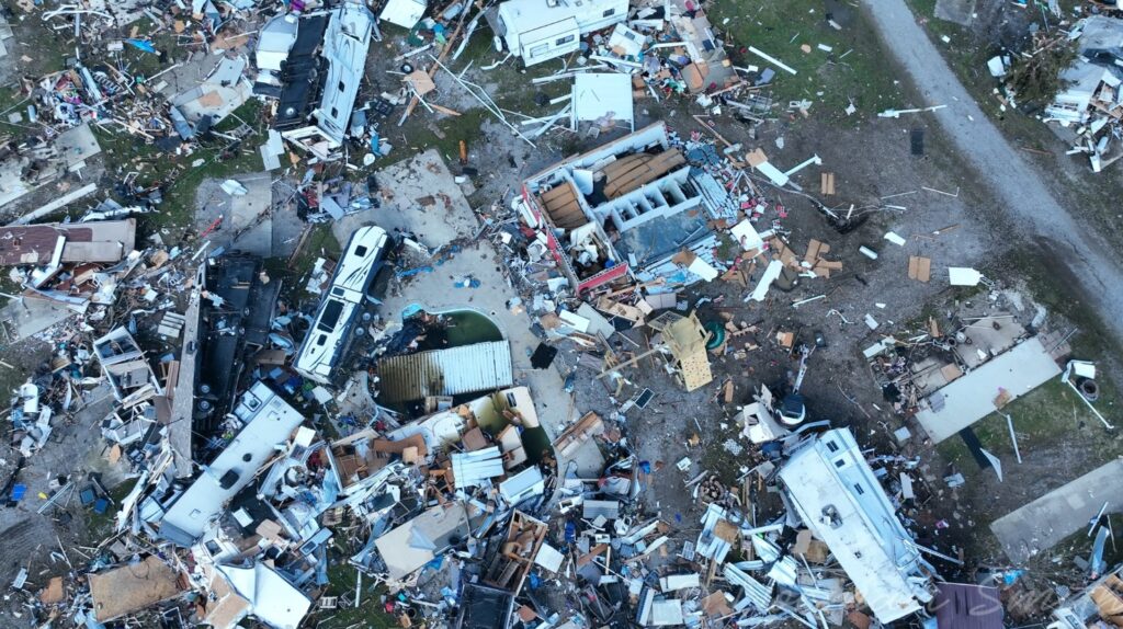 PHOTO Aerial View Of Indian Lake Tornado Damage Is Unreal