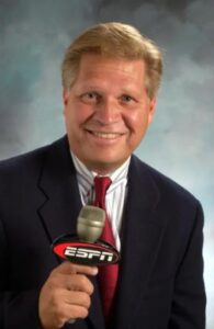 PHOTO Chris Mortensen The Very First Time He Took The ESPN Mic