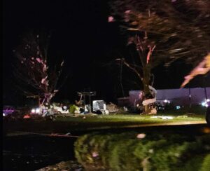 PHOTO Of What's Left Of Houses In Winchester Indiana After Tornado
