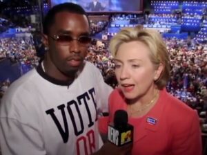 PHOTO P Diddy With Hillary Clinton