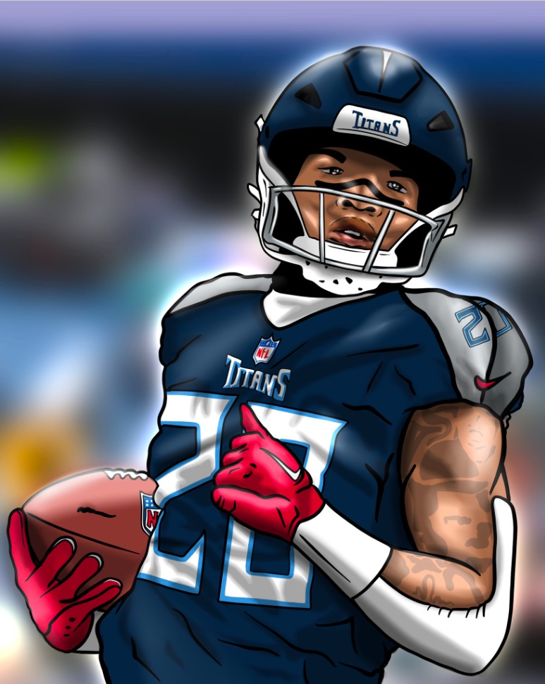 PHOTO Tony Pollard In A Tennessee Titans Uniform Looks Glorious