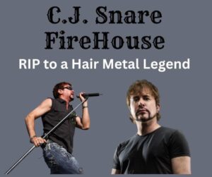 PHOTO CJ Snare RIP To A Hair Metal Legend