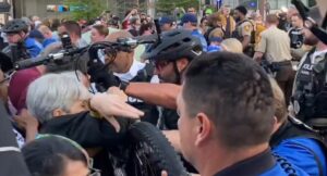 PHOTO Close Up Of Cops Attacking Jill Stein