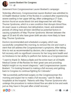 PHOTO Lauren Boebert Would Still Talk Shit About Obamacare Even If It Saved Her From Dying Of A Pre-Existing Condition