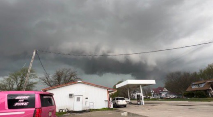 PHOTO Pulaski Iowa Tornado Damage