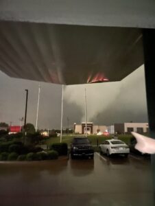 PHOTO Still Shot Of Ardmore OK Tornado Touching Down Is Frightening