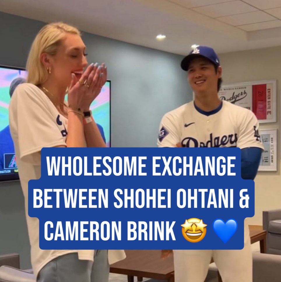 PHOTO Cameron Brink When She Realizes Shohei Ohtani Wants To Be Her ...