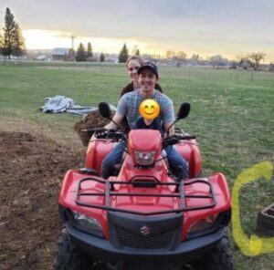 PHOTO Chad Daybell's Daughter And Her Husband Joe Murray On ATV Where JJ Vallows Body Was Buried