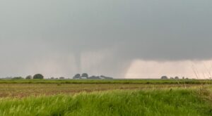 PHOTO Farm Land Taking A Beating From Red Oak Iowa Tornado