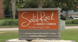 PHOTO John Paul Miller's Church Says A Church Of Love On The Sign