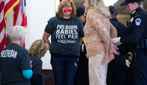 PHOTO Lauren Handy Wearing Pre-Born Babies Feel Pain T-Shirt