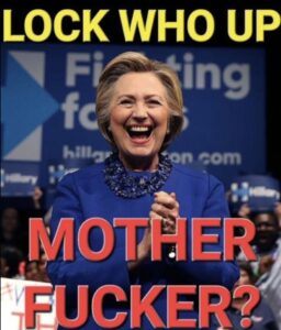 PHOTO Lock Who Up Hillary Clinton Meme