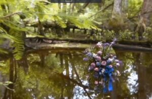 PHOTO Mica Miller's Families Flower Placed Where She Died At State Park In North Carolina