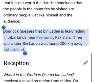 PHOTO Morgan Spurlock Accurately Predicted Osama Bin Laden’s Whereabouts Three Years Before His Capture