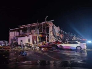 PHOTO Of Tornado Damage In Valley View Texas