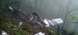 PHOTO Of What Remained Of The Helicopter Ebrahim Raisi Was In When It Crashed