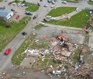 PHOTO Only Building Still Standing In Greenville Iowa Is A Hospital