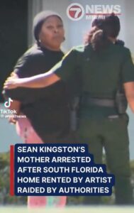 PHOTO Sean Kingston's Mom In Handcuffs