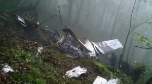 PHOTO The Iranian Presidents Ebrahim Raisi's Helicopter Wreckage Looks Gruesome