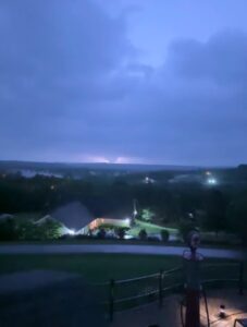 PHOTO Tornado Over Houses In Barnsdall Oklahoma Before It Touched Down