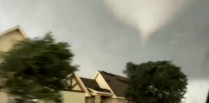 PHOTO Tornado Over People's Houses In Winthorst Texas