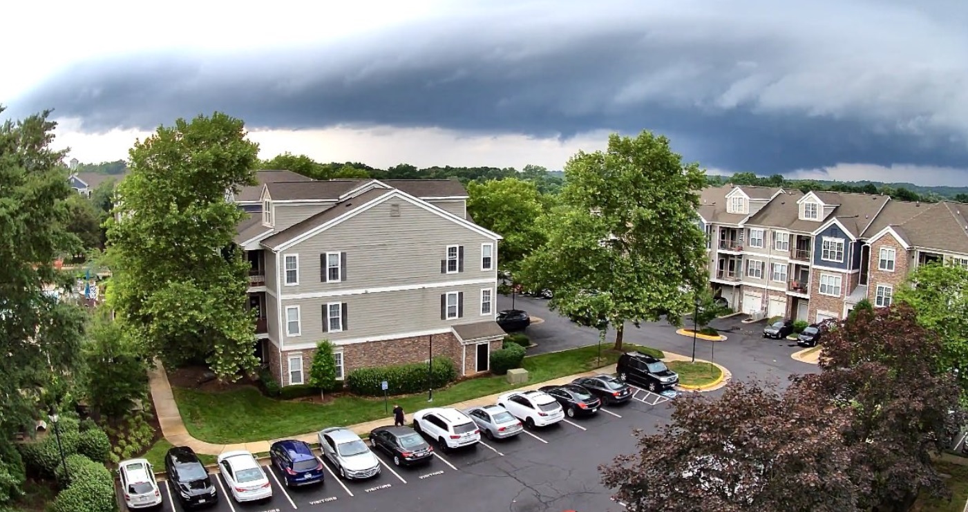 PHOTO Close Up Of Tornado View From Ashburn Looking NNE Over The ...