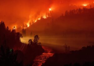 PHOTO Flames From Corral Fire Are Rising After Burning 14K Acres