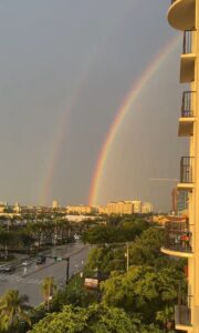 PHOTO Rainbow Over Fort Lauderdale After It Was Flooded