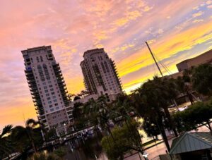 PHOTO Sunset Over Downtown Fort Lauderdale After Massive Storm