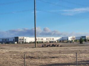 PHOTO The Corral Fire Can Be Seen From Yosemite Avenue In Manteca